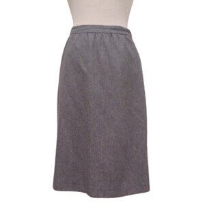 Choses Vintage Wool Blend A Line Midi Skirt- Sz. 13/Med